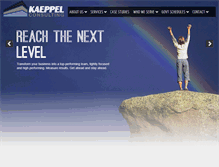 Tablet Screenshot of kaeppelconsulting.com